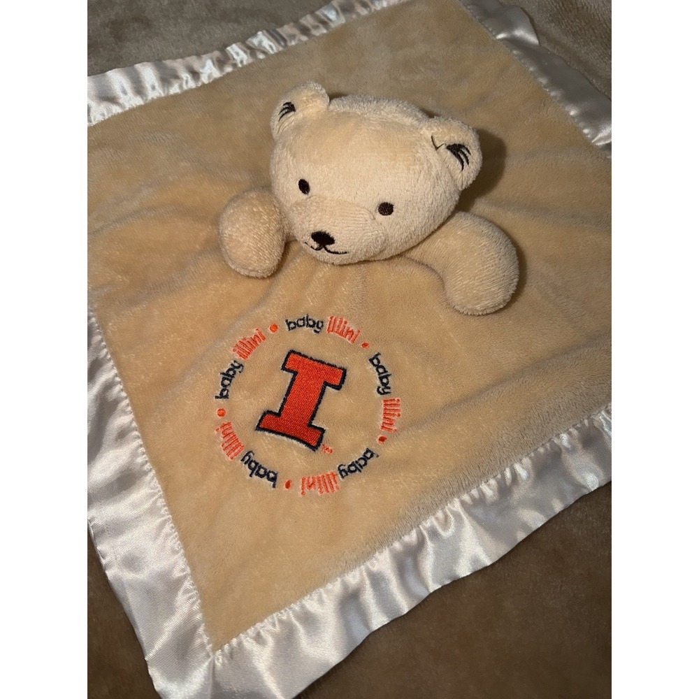 Baby Fanatic Lovey Fighting Illini Bear Security Blanket University of Illinois